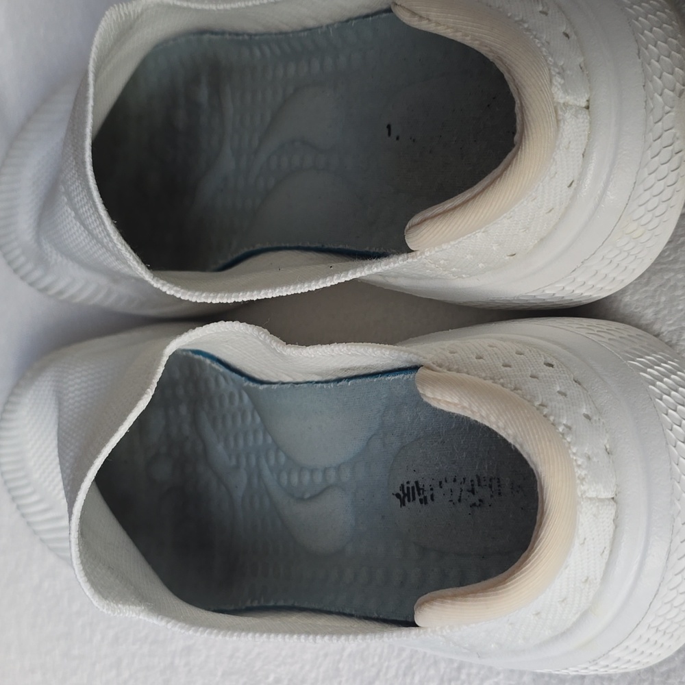 Women's White Slip-On Shoes - Picture 3 of 5